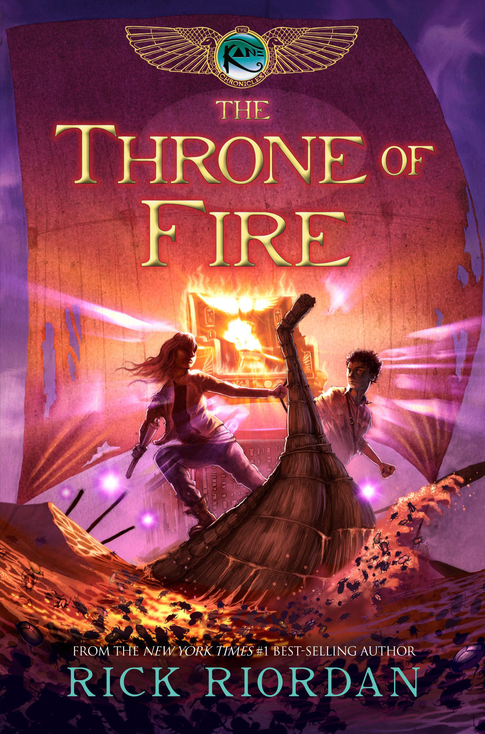 The Kane Chronicles: Kane Chronicles, The, Book Two: Throne of Fire, The-Kane Chronicles, The, Book Two (Series #2) (Hardcover)